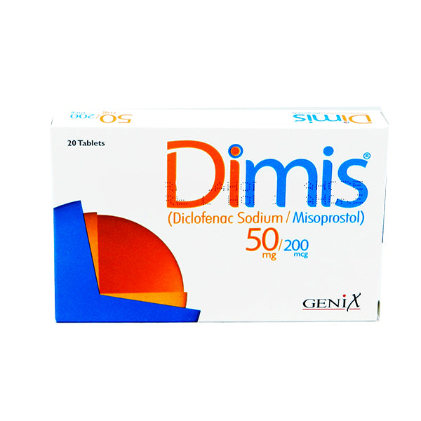 DIMIS (50MG/200MCG) 20 TABLETS