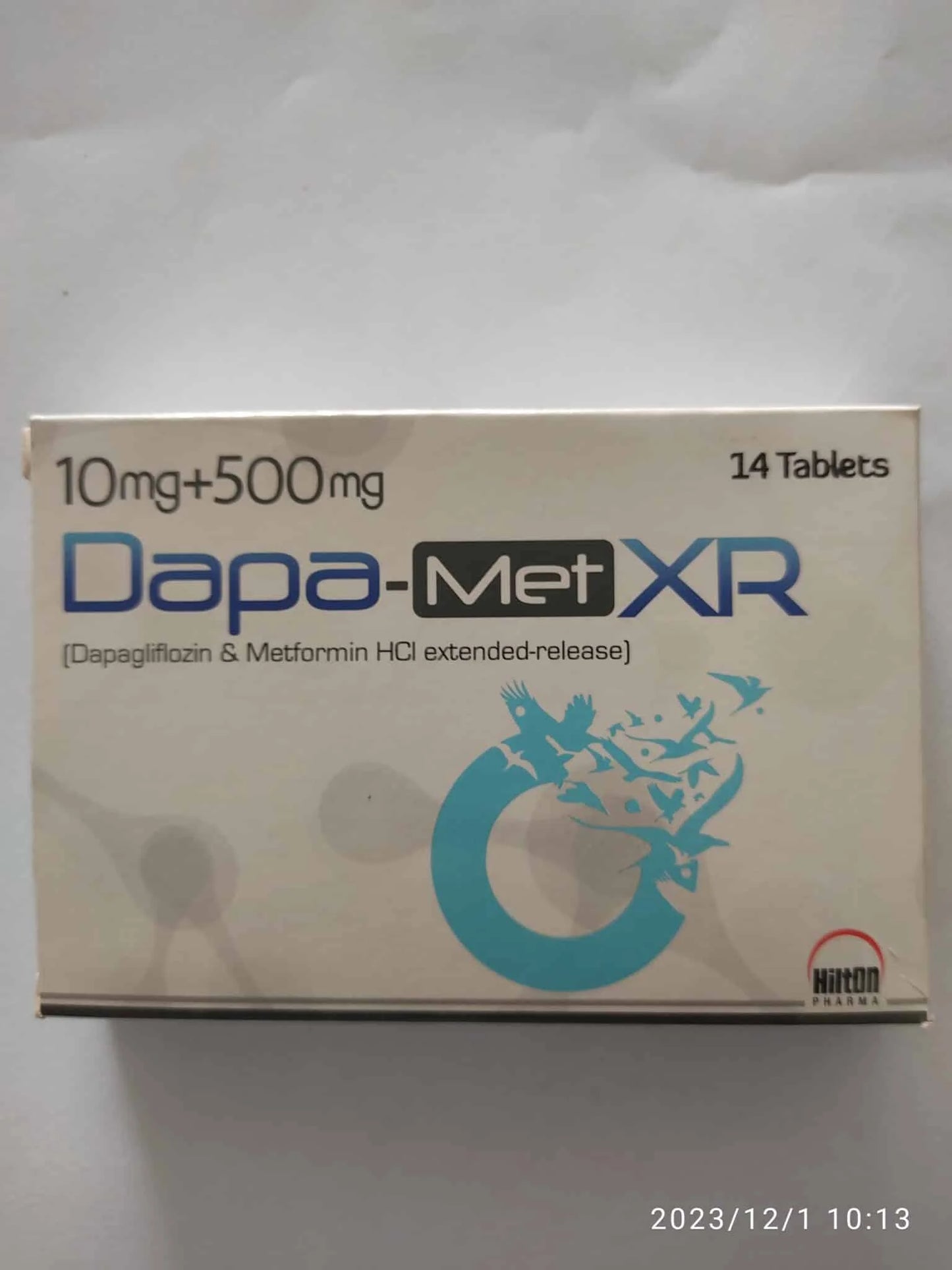 DAPA-MET XR (10/500MG) 14 TABLETS46