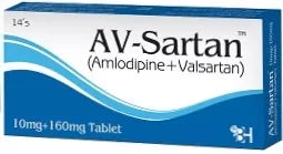 AV-SARTAN (10/160MG) 14 TABLETS