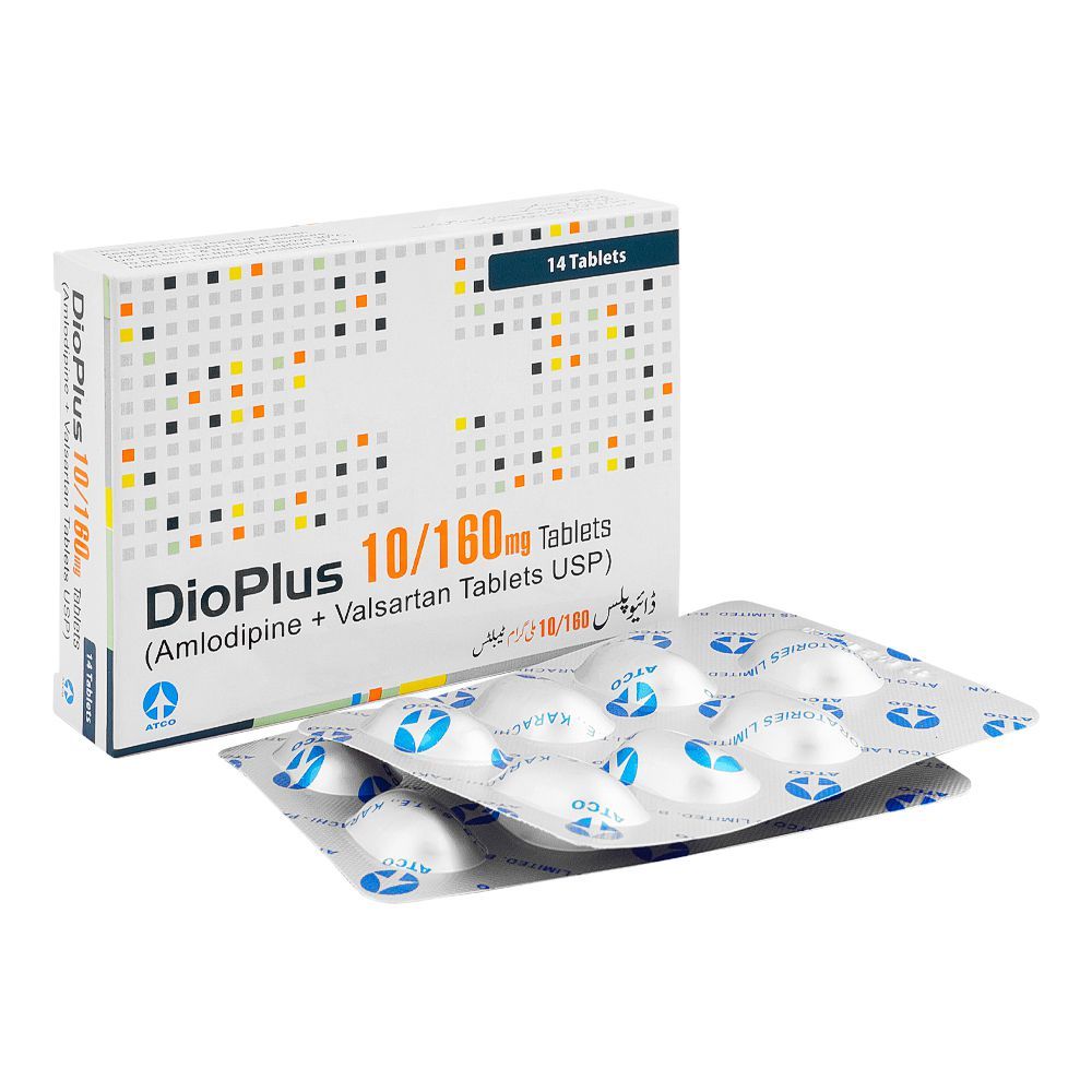 DIOPLUS (10/160MG) 14 TABLETS