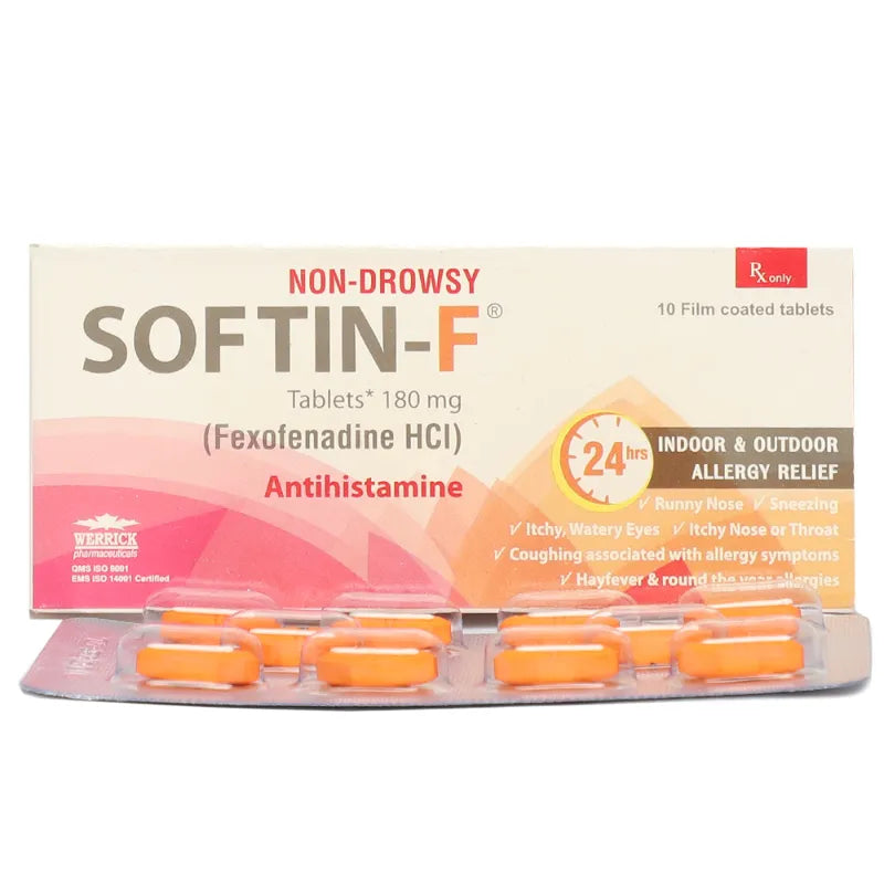 SOFTIN-F (180MG) 10 TABLETS