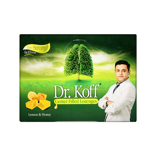 DR.KOFF (LEMON & HONEY) 60 LOZENGES