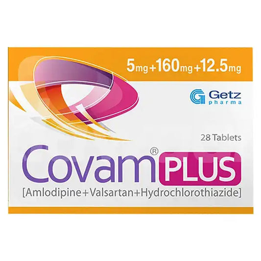 COVAM PLUS 5/160/12.5MG TABLET 28s