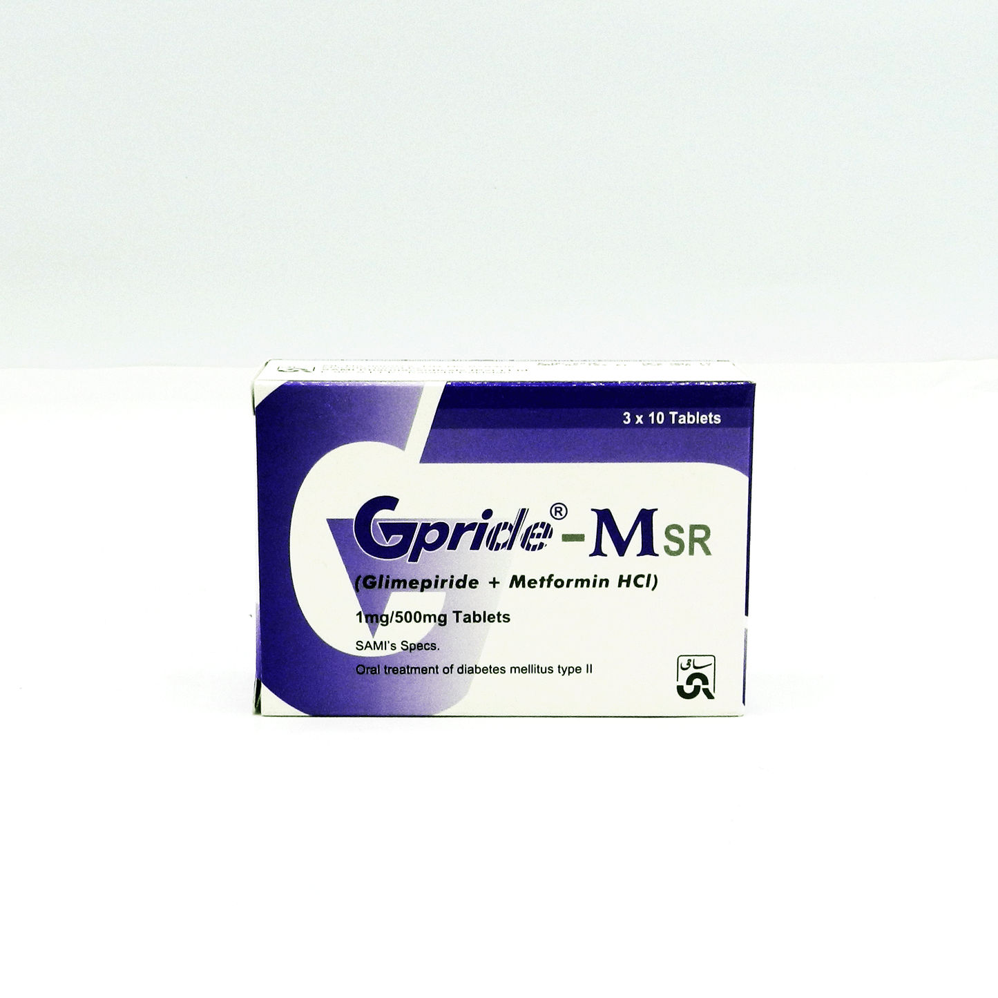 GPRIDE-M SR (1/500MG) 30 TABLETS