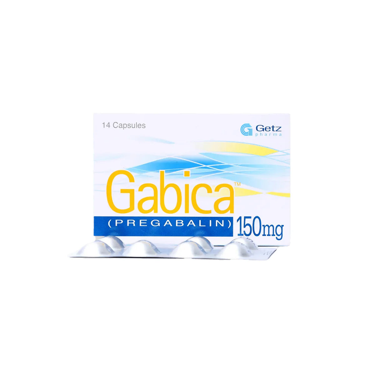 GABICA (150MG) 14 CAPSULES