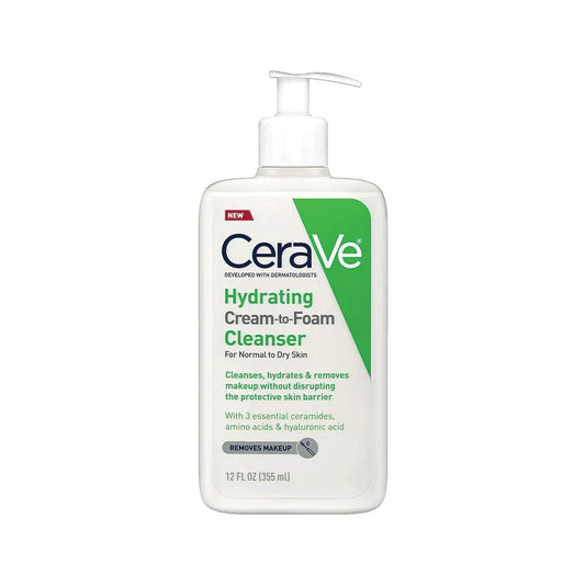 CERAVE HYDRATING CREAM FOAM CLEANSER 355ML