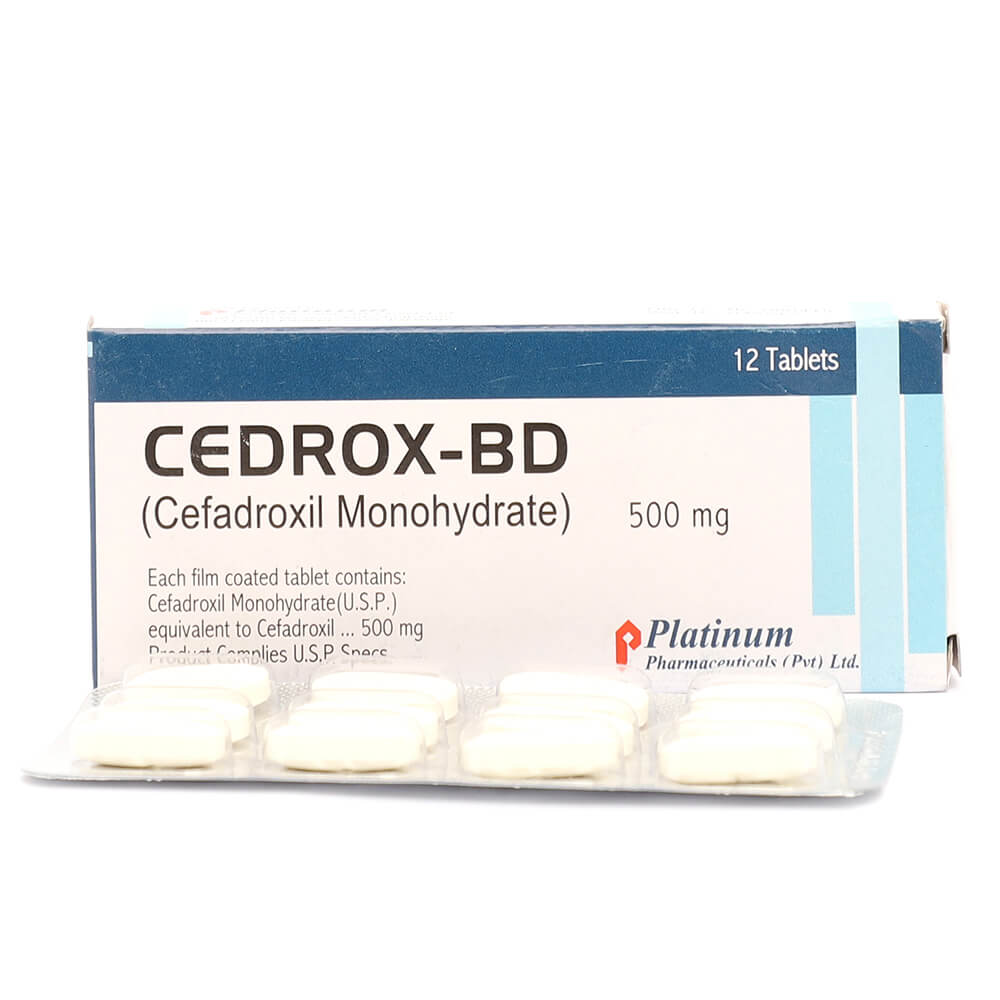 CEDROX-BD (500MG) 12 TABLETS