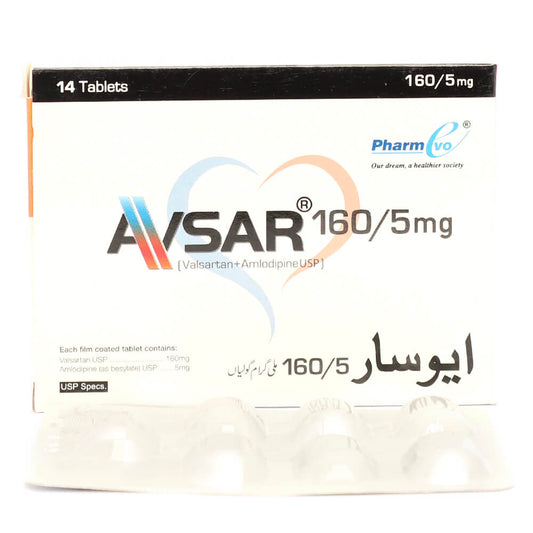 AVSAR (5/160MG) 14 TABLETS