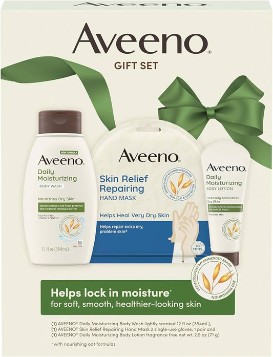 AVEENO NOURISHES DRY SKIN BODY WASH (KIT)