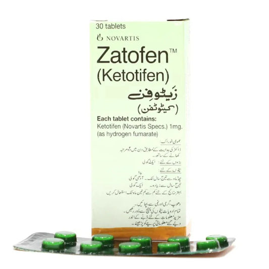 ZATOFEN (1MG) 30 TABLETS