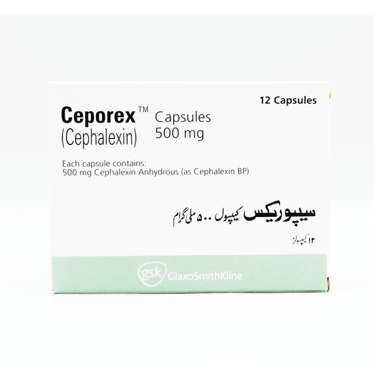 CEPOREX (500MG)12 CAPSULES