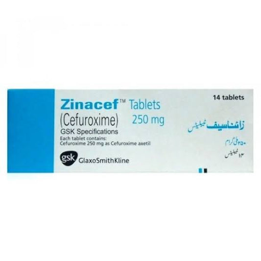 ZINACEF (250MG) 14 TABLETS