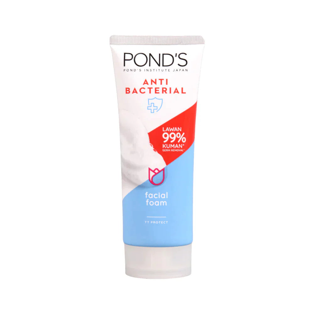 PONDS ANTI-BACTERIAL FACIAL FOAM 100GM