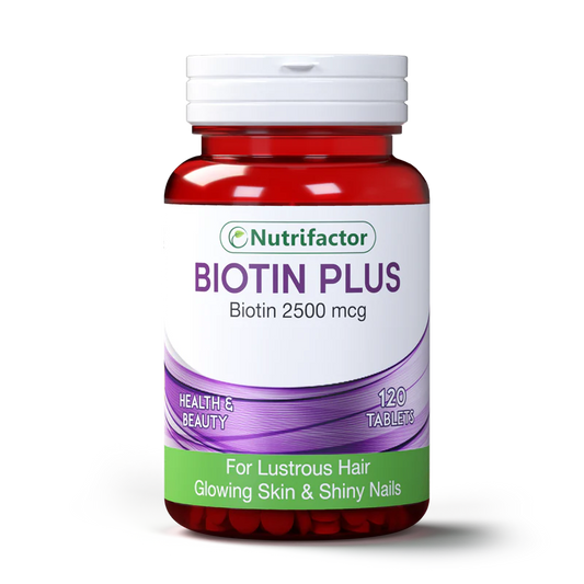 Nutrifactor Biotin Plus (2500Mcg) 120 Tablets