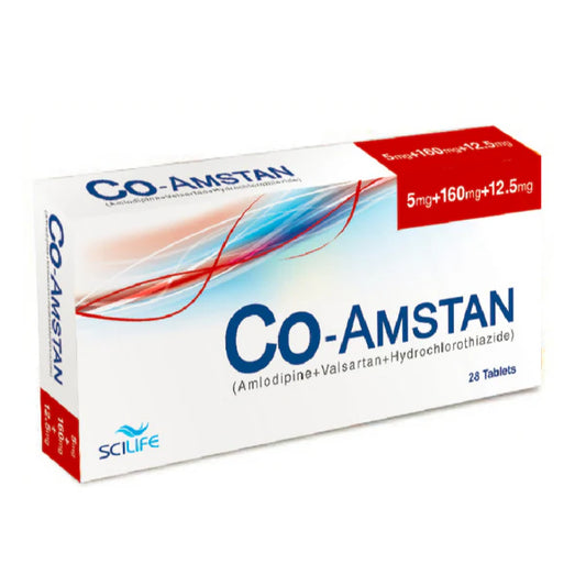 CO-AMSTAN (5/160/12.5MG) 28 TABLETS