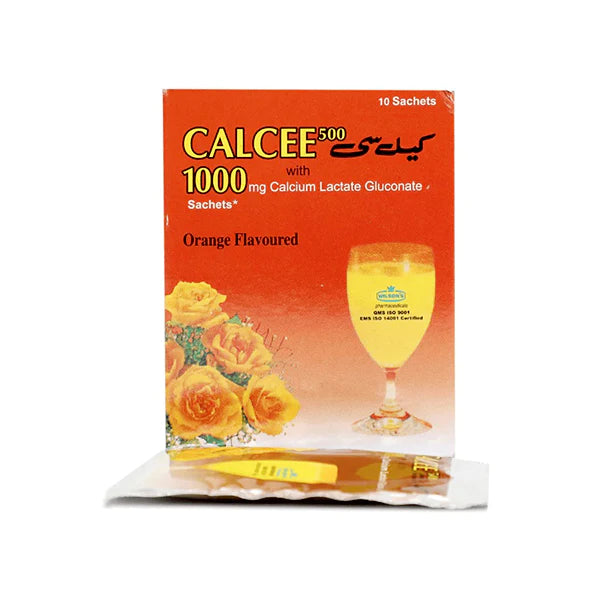 CALCEE-500 (ORANGE) 10 SACHETS