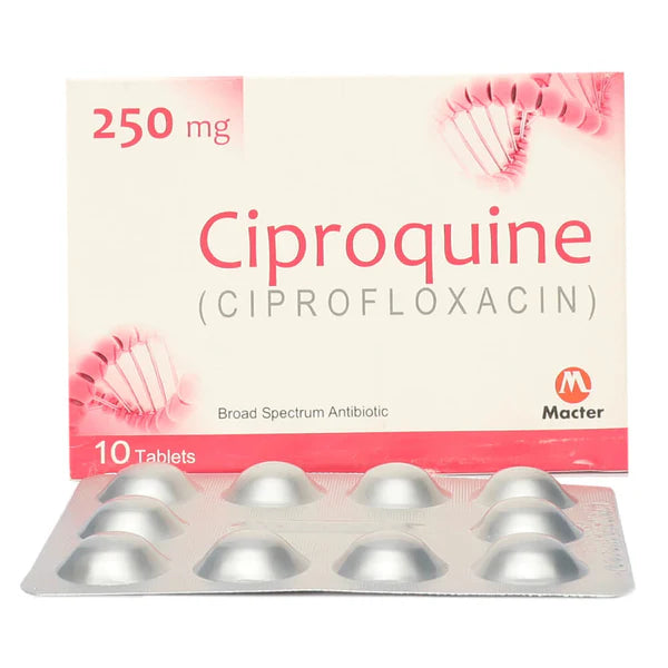 CIPROQUINE (250MG) 10 TABLETS