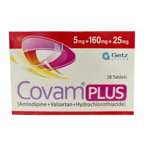 COVAM PLUS 5/160/25MG TABLET 28s