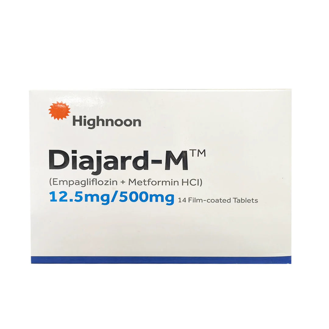 DIAJARD-M 12.5/500MG TAB 14`S