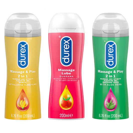 DUREX MASSAGE LUBE (2IN1) (ALL FLAVOURS) 200ML