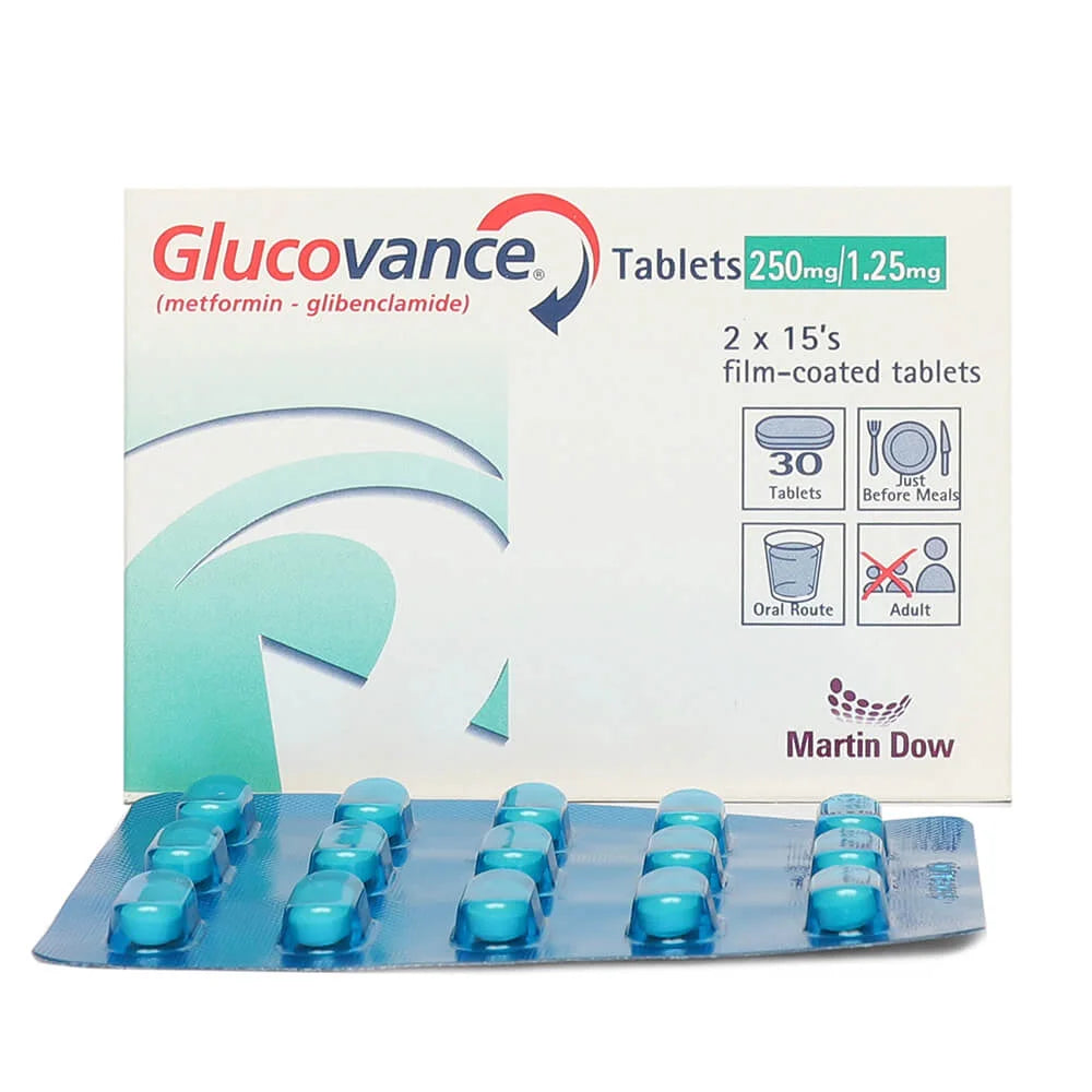 GLUCOVANCE (250/1.25MG) 30 TABLETS