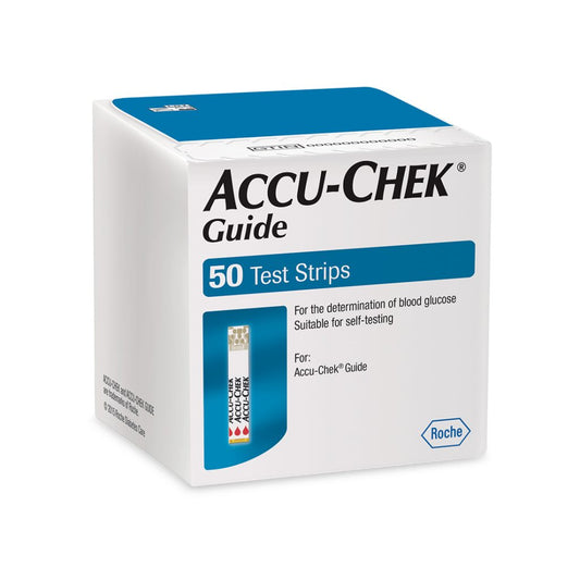 ACCU CHEK GUIDE STRIPS 50S