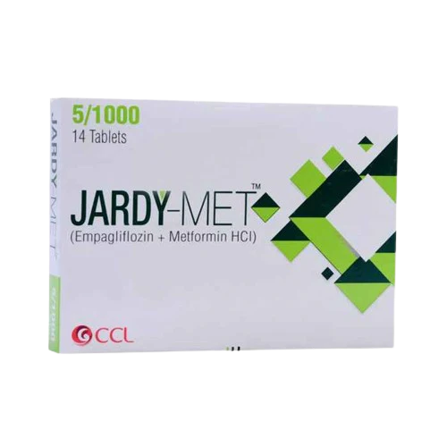 JARDY-MET (5/1000MG) 14 TABLETS