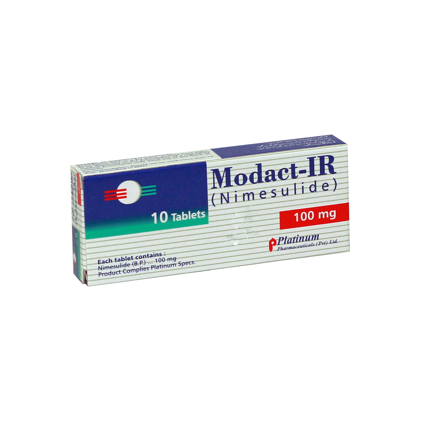 MODACT-IR (100MG) 10 TABLETS