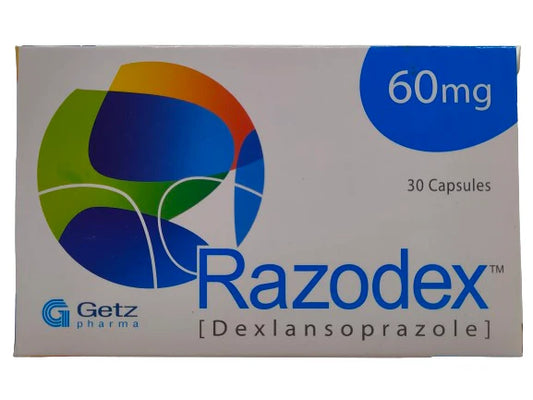 RAZODEX (60MG) 30 CAPSULES