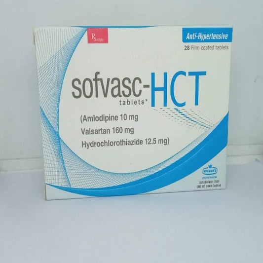 SOFVASC-HCT (10/160/12.5MG) 28 TABLETS