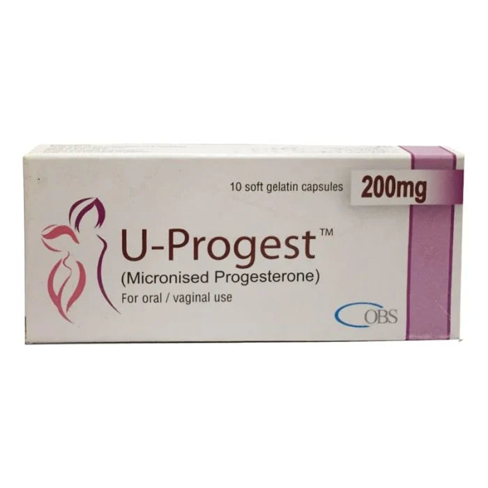 U-PROGEST (200MG) 10 TABLETS