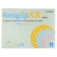 NEOGLIP XR (50/1000MG) 14 TABLETS