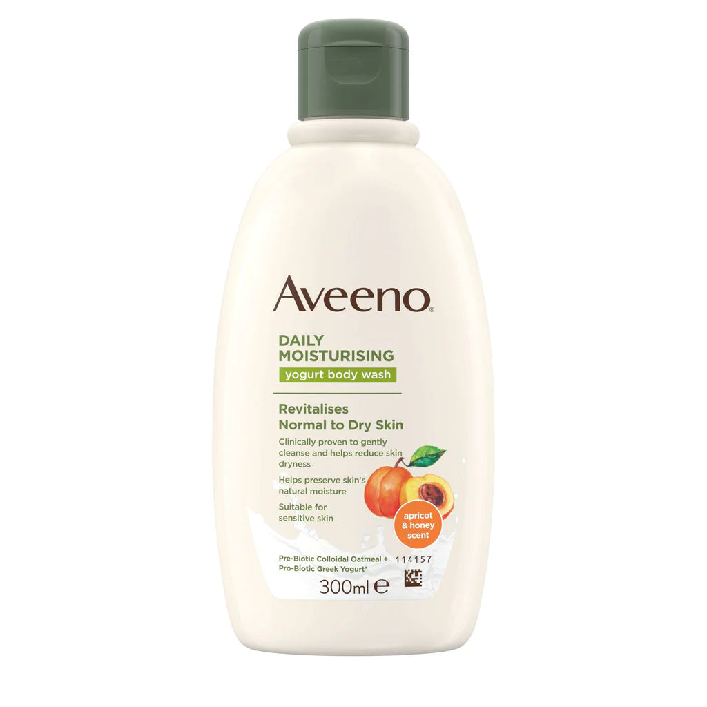 AVEENO DAILY MOIST YOGURT BODY WASH 300ML