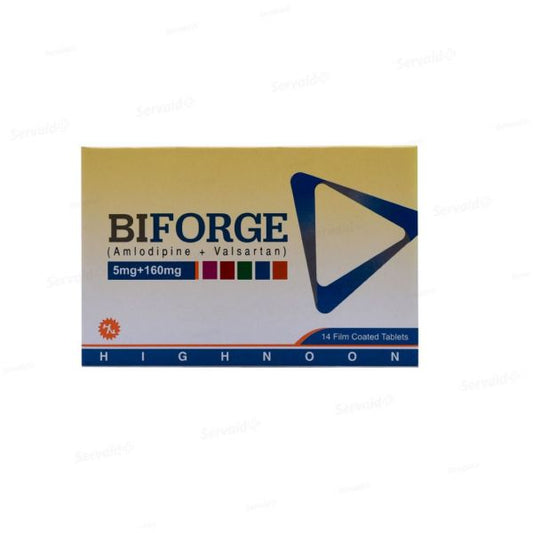 BIFORGE (5/160MG) 14 TABLETS