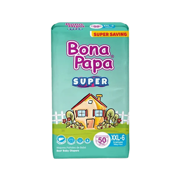 BONA PAPA BABY DAIPER (6) 50Pcs