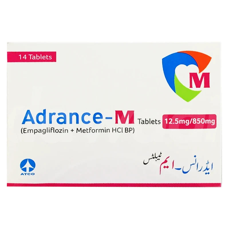 ADRANCE M 12.5/850MG TAB