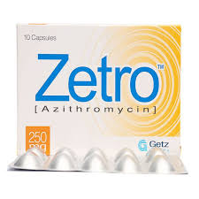 ZETRO 250MG TABLET 6s