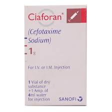 Claforan (1g) 4ml, 1 Vial Injection