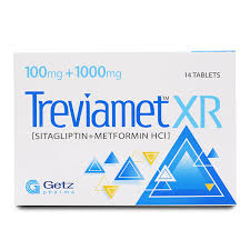 TREVIAMET XR 100/1000MG 14 TABLET