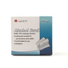 ALCOHOL SWAB (SAFETY) 200PCS