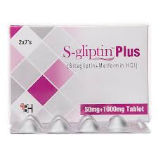 S-GLIPTIN PLUS (50/1000MG) 14 TABLETS