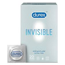 DUREX CONDOM (INVISIBLE) 20s