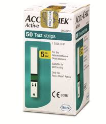 ACCU-CHEK ACTIVE (BLOOD GLUCOSE) 50 TEST STRIPS