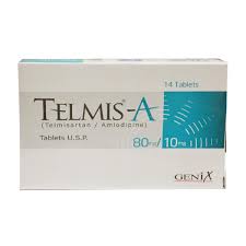 TELMIS-A (80/10MG) 14 TABLETS