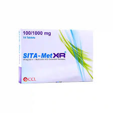 SITA-MET XR (100/1000MG)14 TABLETS