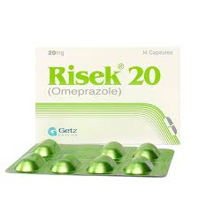 RISEK (20MG) 21 CAPSULES