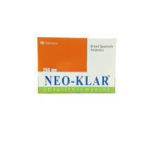 NEO-KLAR (250MG) 10 TABLETS