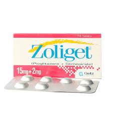 ZOLIGET 15/2MG 14 TABLET