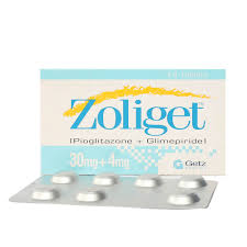 ZOLIGET 30/4MG 14 TABLET