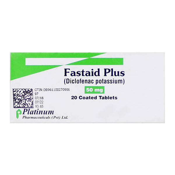 FASTAID PLUS (50MG) 20 TABLETS